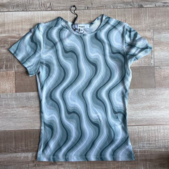 Miaou Moni Baby Tee + Skirt Set in Swerve XS - Picture 8 of 11